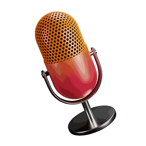 Illustration of story scenes and characters around a frozen lake