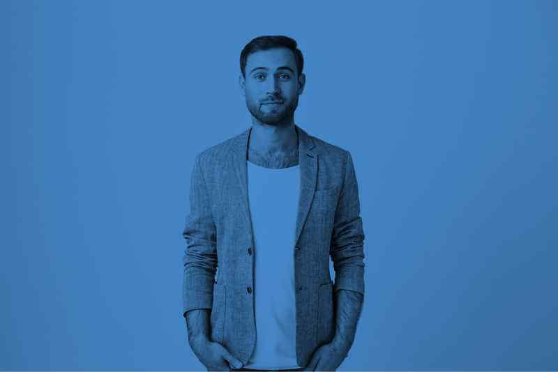 Portrait of John Frostbite, expert on Ice fish in GoldenRod